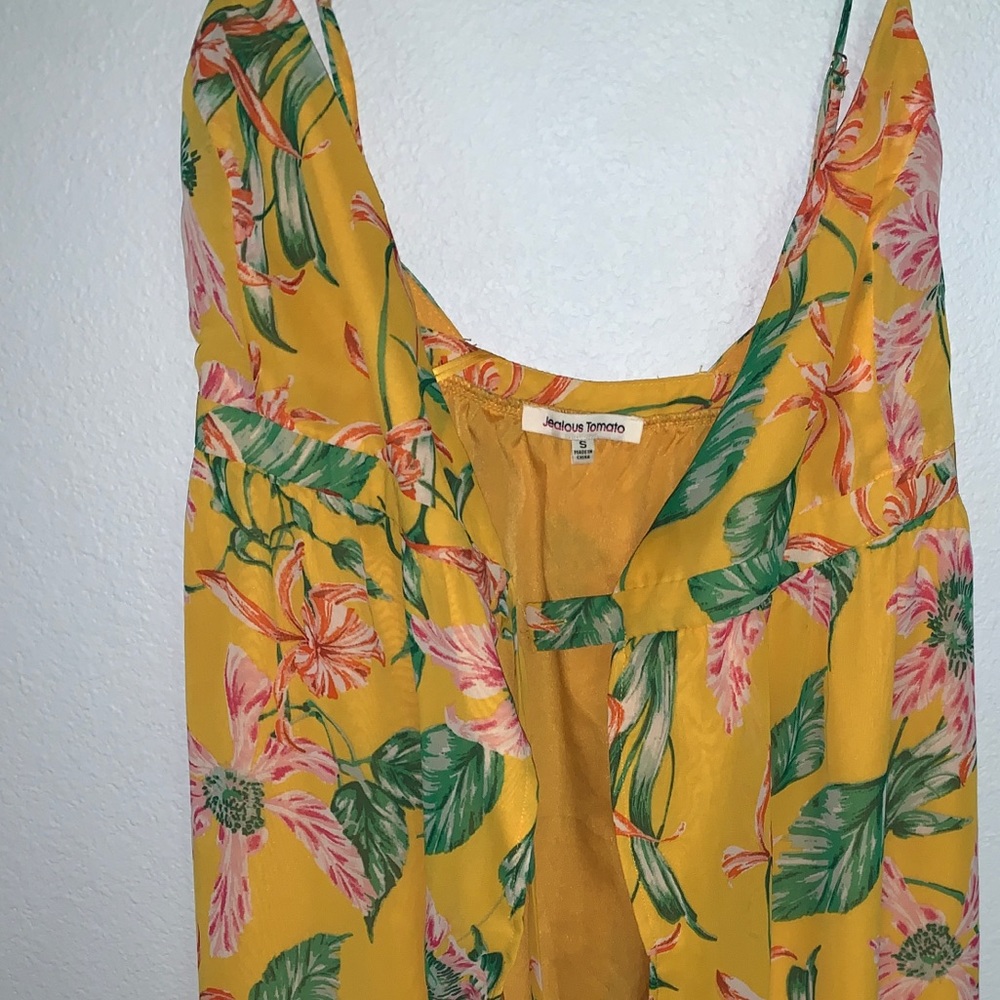 Nordstrom Hi-lo floral woven dress - Picture 3 of 5